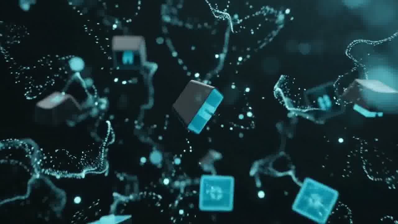 Abstract technology environment representing enterprise systems